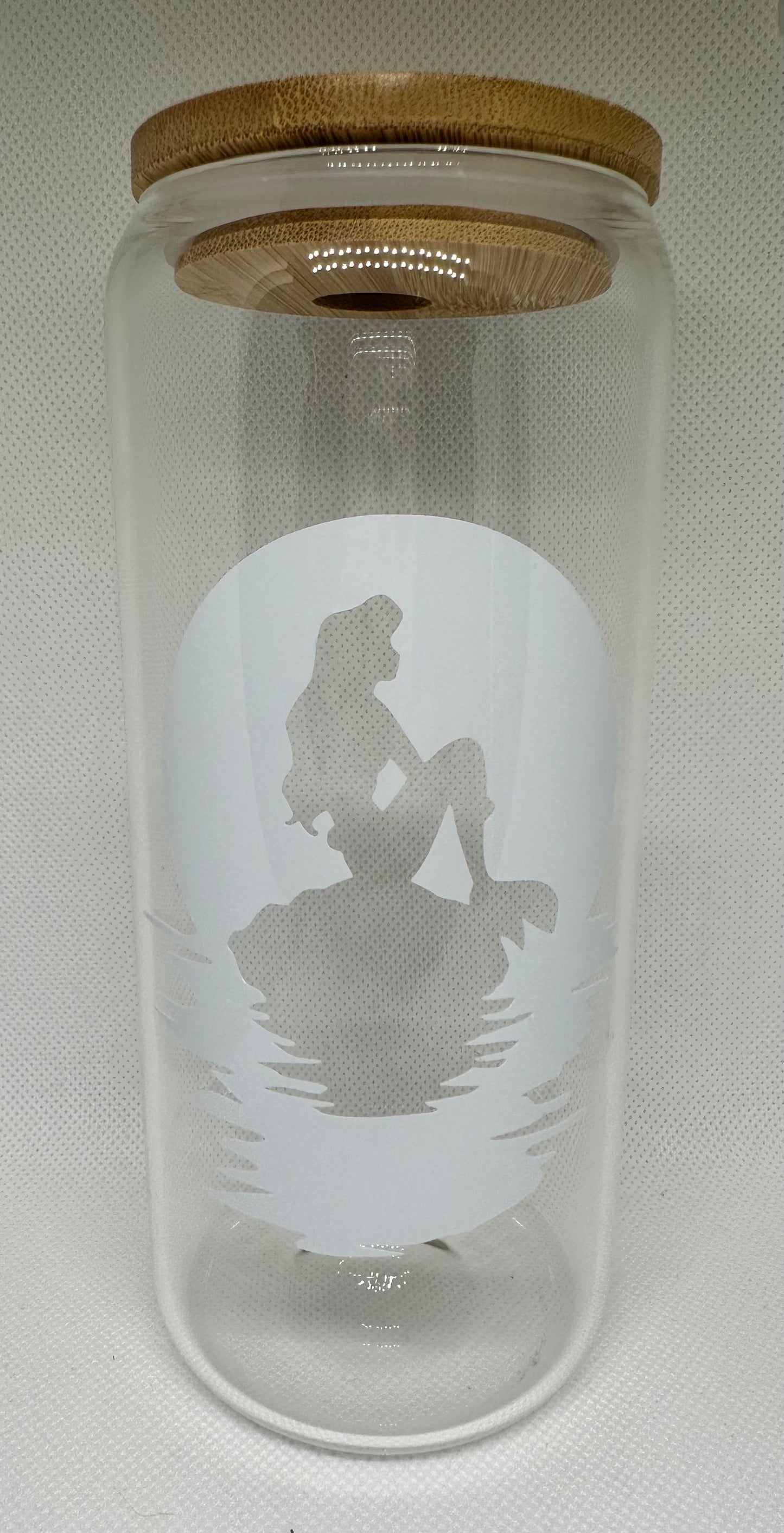 COLOR CHANGING Mermaid large glass - 21.3oz