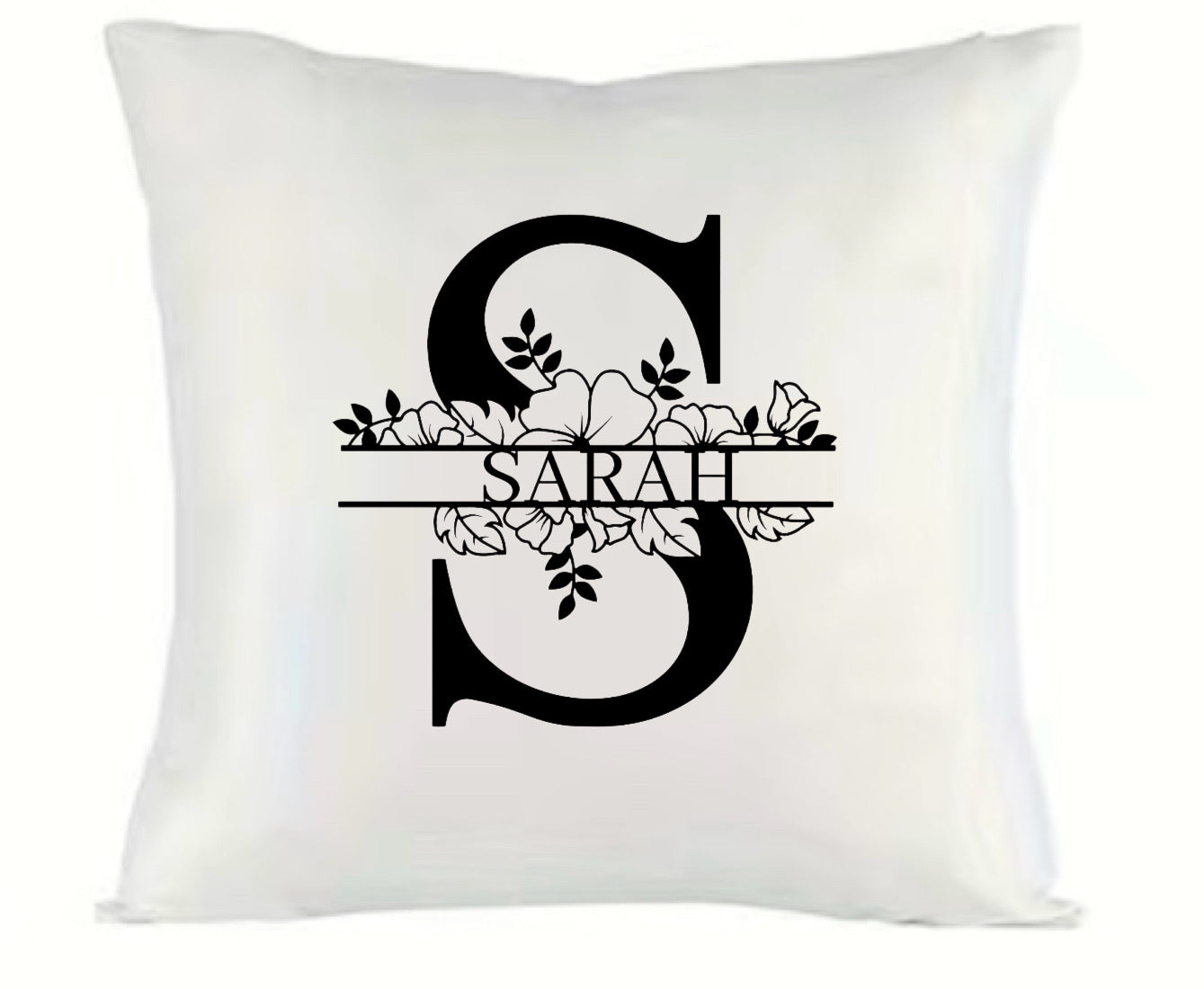 Personalised monogram cushion gift idea