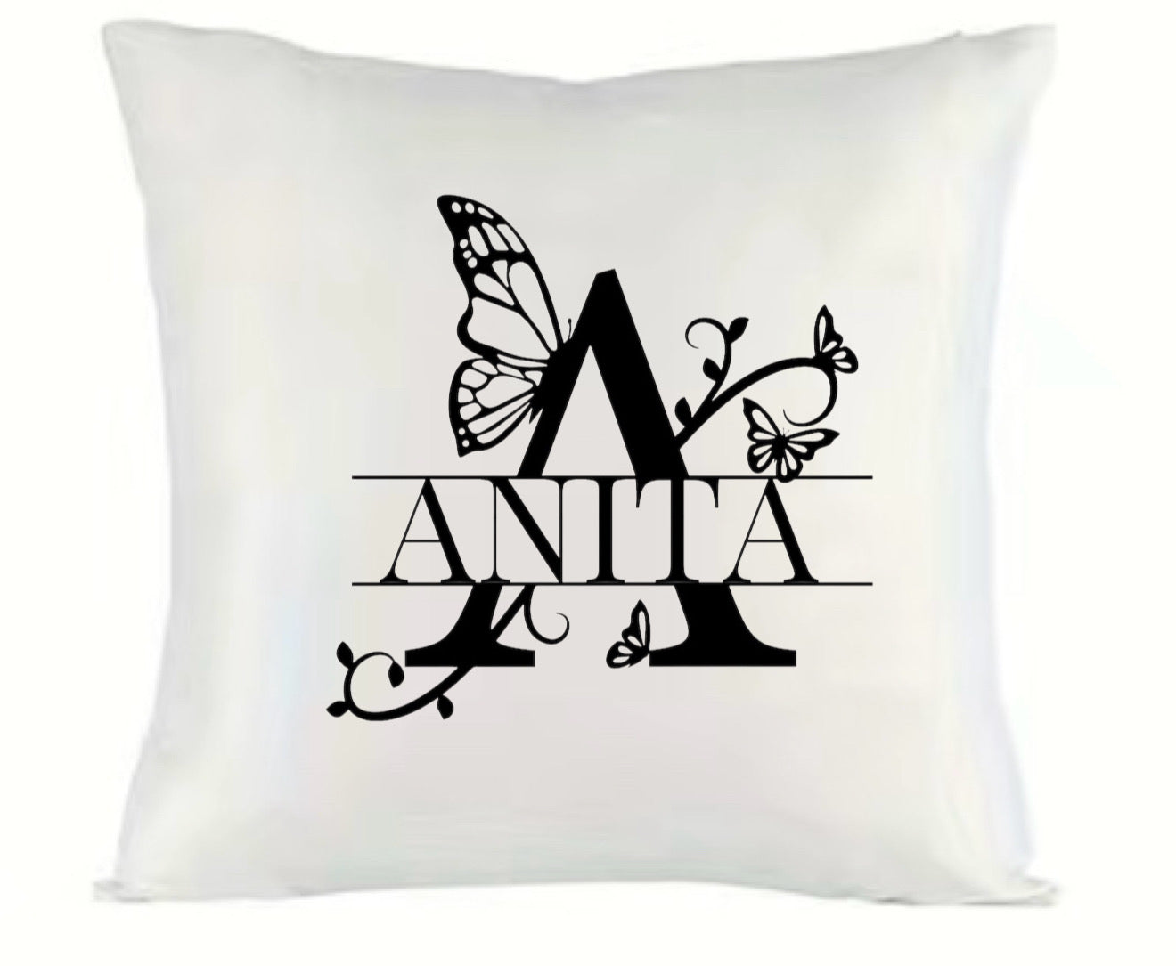 Personalised monogram cushion gift idea
